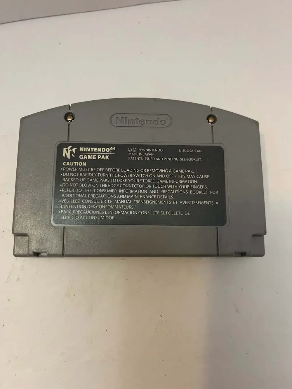 Wayne Gretzky's 3D Hockey Nintendo 64 N64 Video Game Cartridge